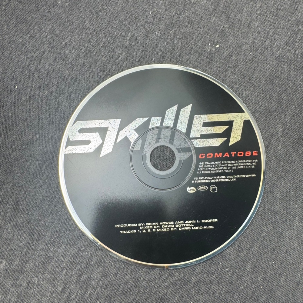 Skillet Comatose CD 2006 Christian‎ Rock Album Disc Only 94537-2